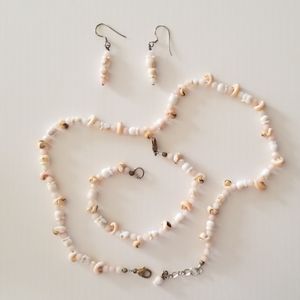 Hawaiian Seashells Jewelry Set